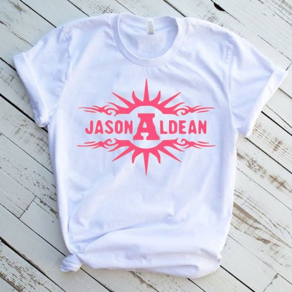 Jason Aldean Tee Graphic Short Sleeve T-Shirt - Picture 1 of 3